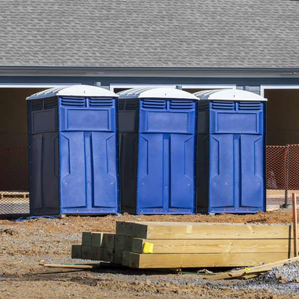 what is the expected delivery and pickup timeframe for the porta potties in Grand Lake Minnesota